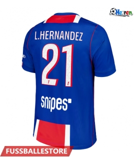 Günstige Paris Saint-Germain Lucas Hernandez #21 Heimtrikot 2026-27 Kurzarm